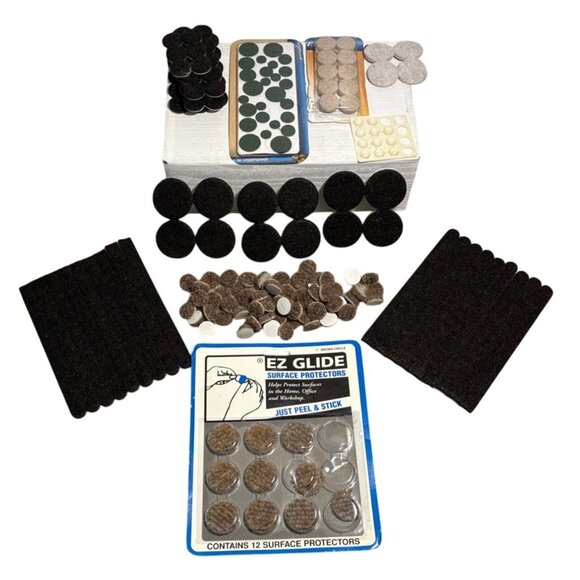 Furniture Surface Protectors Assorted Sizes 150+ Pieces - Picture 1 of 16